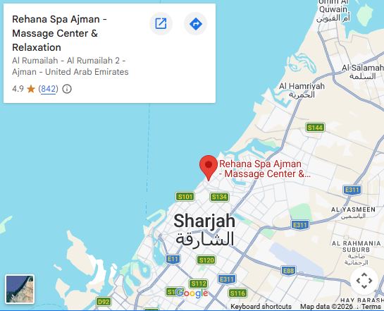 rehana massage centre map